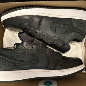 Air Jordan Black and Gray Sneakers